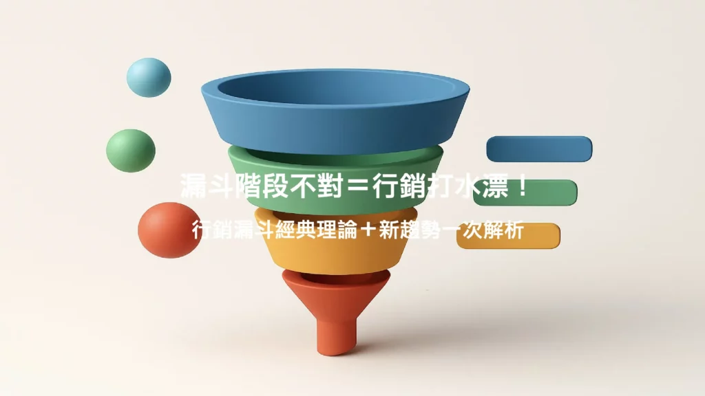 行銷漏斗 AI 時代攻略！4 大經典理論＋6 大數位行銷新模型