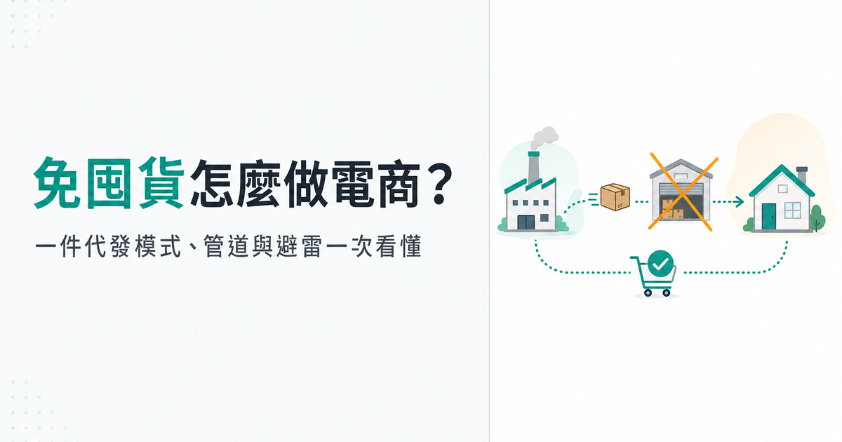 一件代發是什麼？免囤貨怎麼做電商：模式、管道與避雷一次看懂