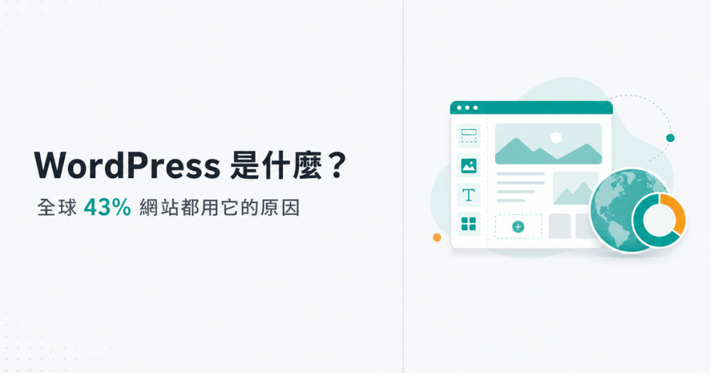 WordPress 是什麼？為什麼全球 43% 網站都用它？新手架站前必看